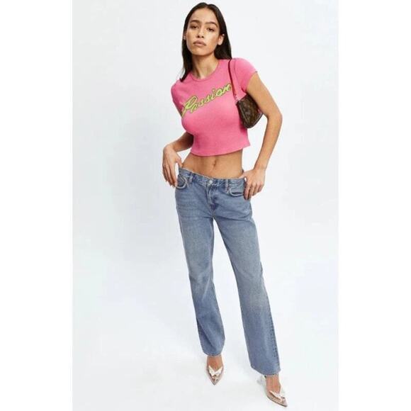 Reformation Addison Low Rise Relaxed Jeans Maldives - 29
